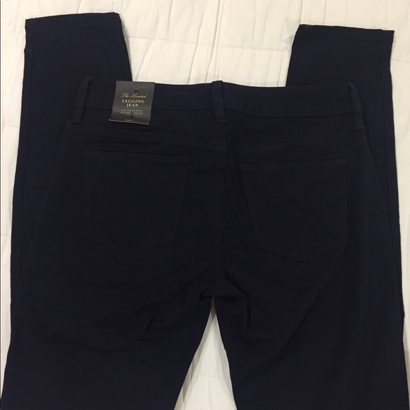 NWT Rare Navy Blue Legging Jean Sz 8 The limited - Picture 4 of 4